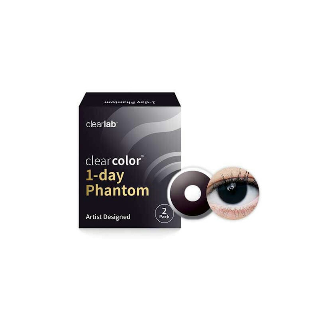 Clearcolor 1-Day Phantom Black Out Kleurlenzen Daglenzen