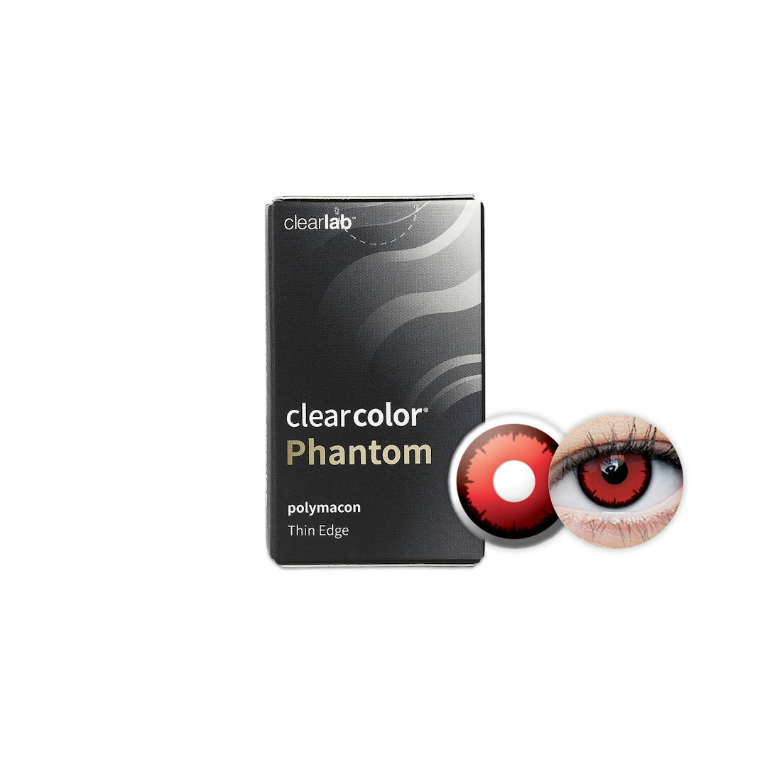 ClearColor Phantom Angelic Red Kleurlenzen Maandlenzen