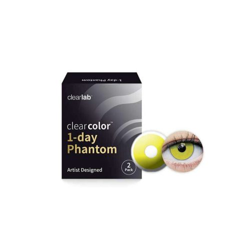 Clearcolor 1-Day Phantom Zombie Yellow Kleurlenzen Daglenzen