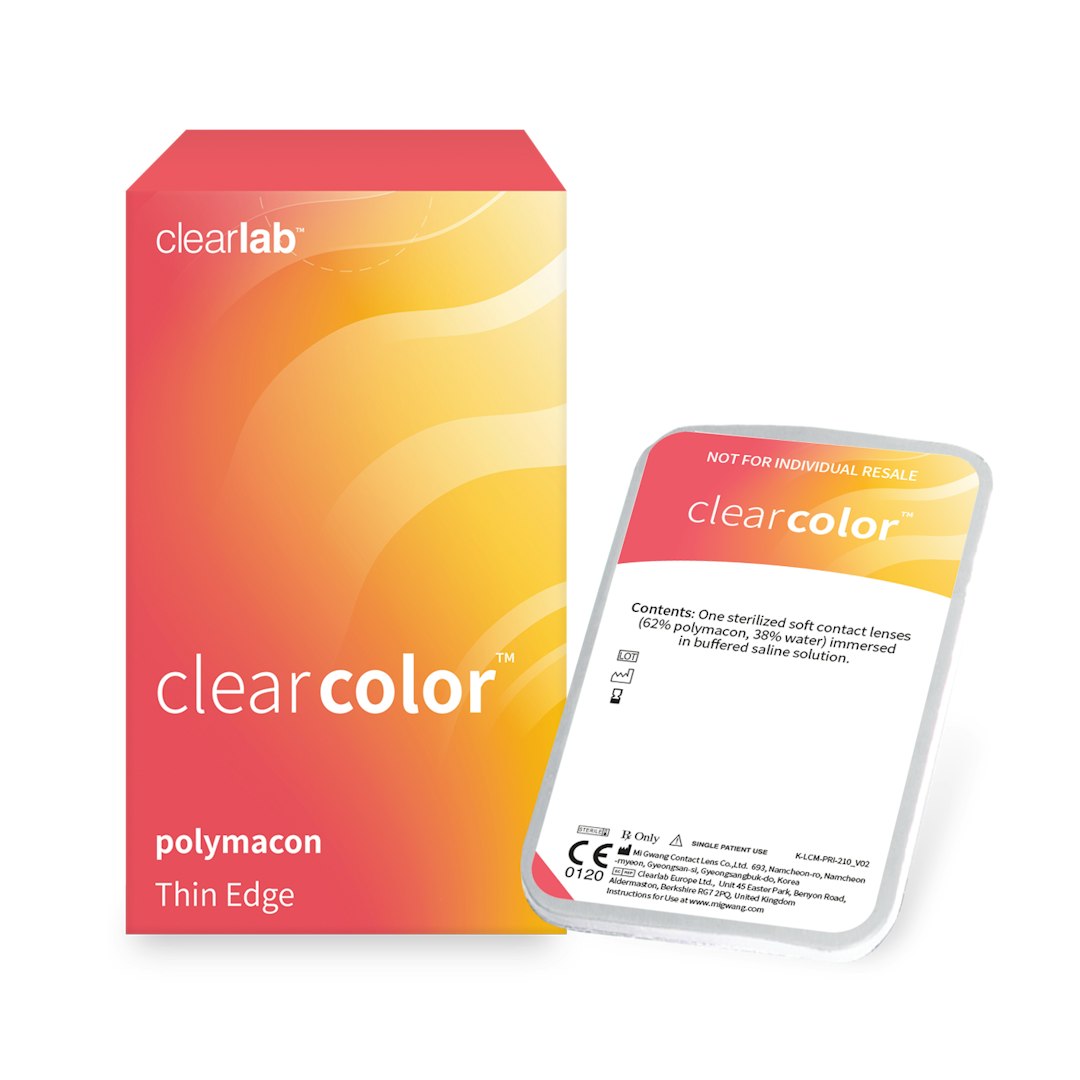 Clearcolor 1-tone Kleurlenzen Maandlenzen