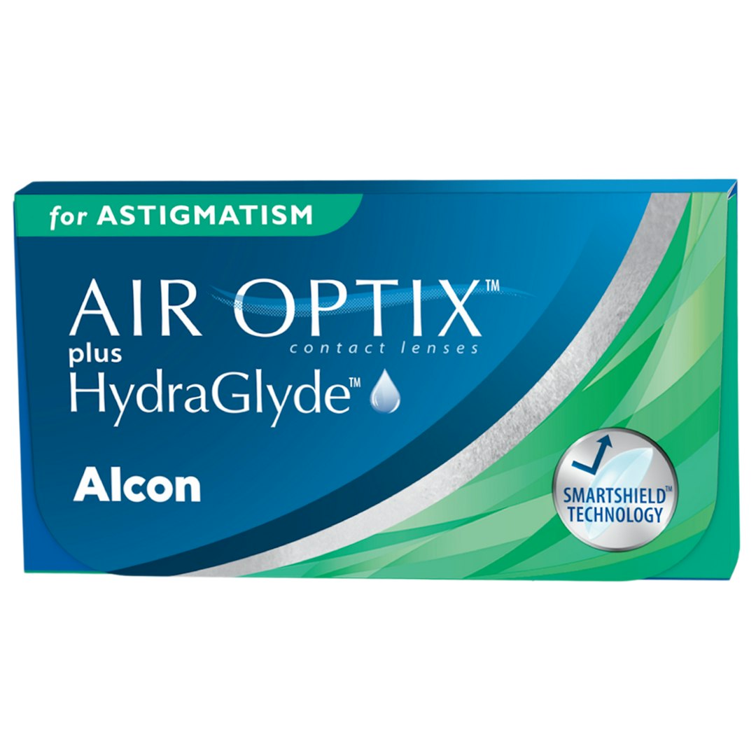 Air Optix Plus Hydraglyde for Astigmatism Torisch Maandlenzen