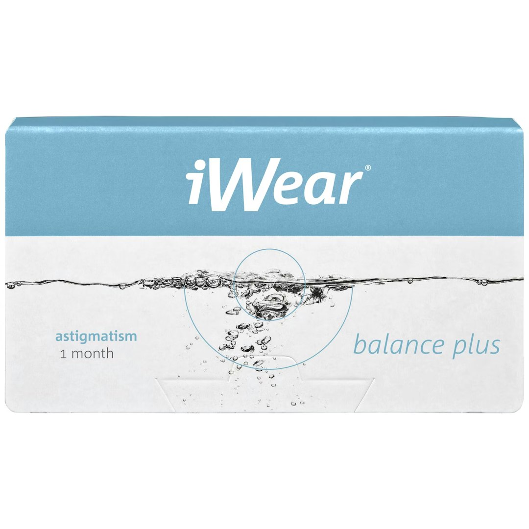 iWear Balance Plus for Astigmatism Torisch Maandlenzen