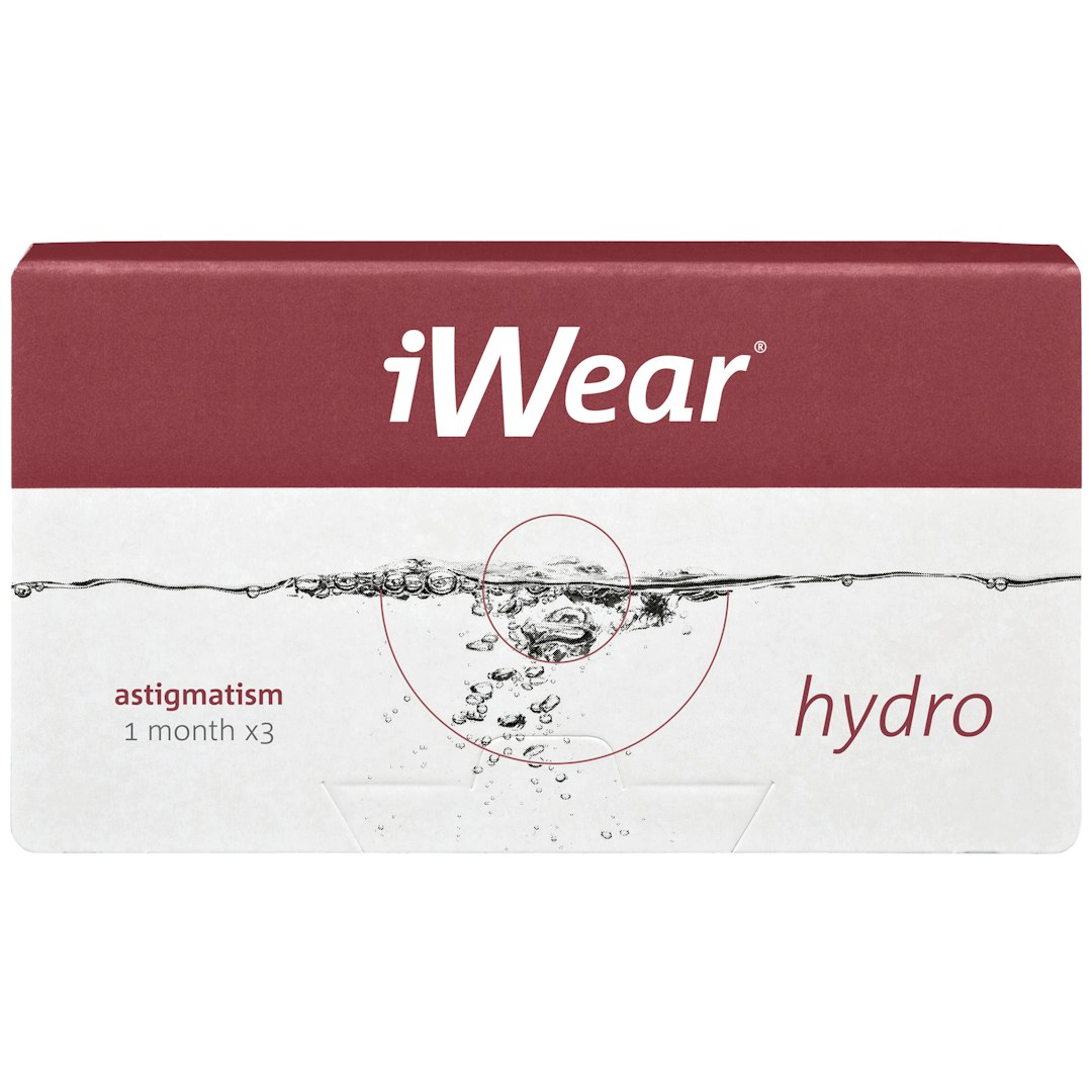 iWear Hydro for Astigmatism Torisch Maandlenzen