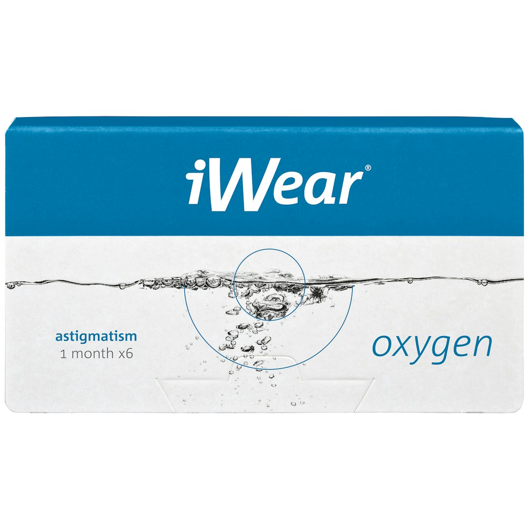 iWear Oxygen for Astigmatism Torisch Maandlenzen