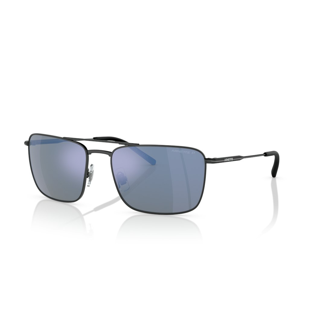 Arnette Boulevardier AN3088 Heren - Rechthoekig Zwart Polarized & Spiegel glazen