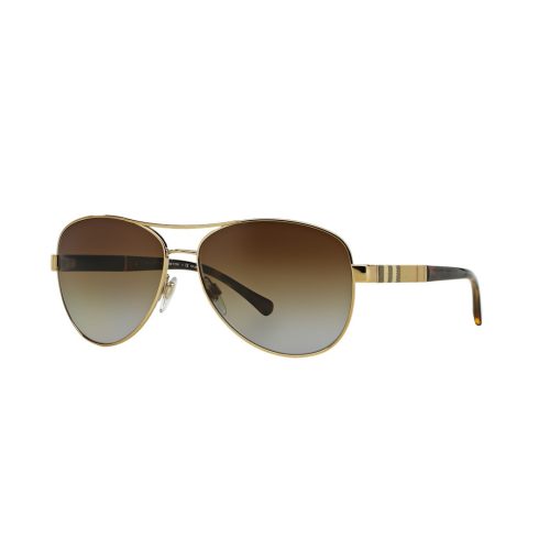 Burberry BE3080 Dames - Piloot Goud Polarized glazen