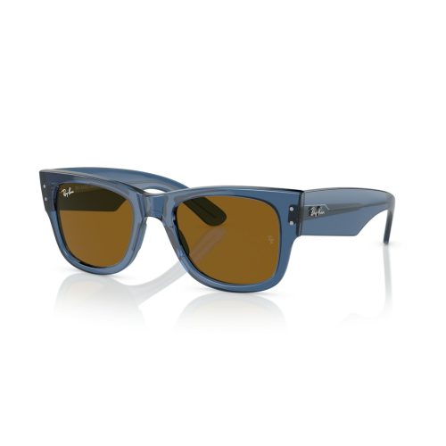 Ray-Ban Mega Wayfarer RB0840S - Vierkant Blauw