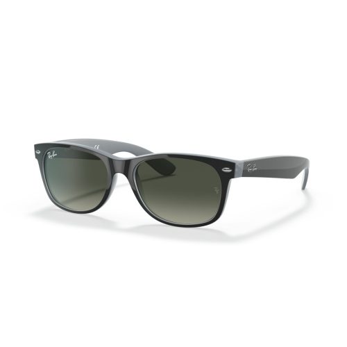 Ray-Ban New Wayfarer Color Mix RB2132 - Rechthoekig Zwart Polarized glazen