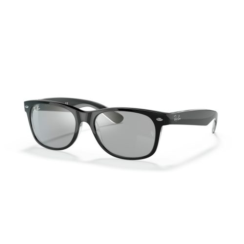 Ray-Ban New Wayfarer Classic RB2132 - Rechthoekig Zwart Spiegel glazen