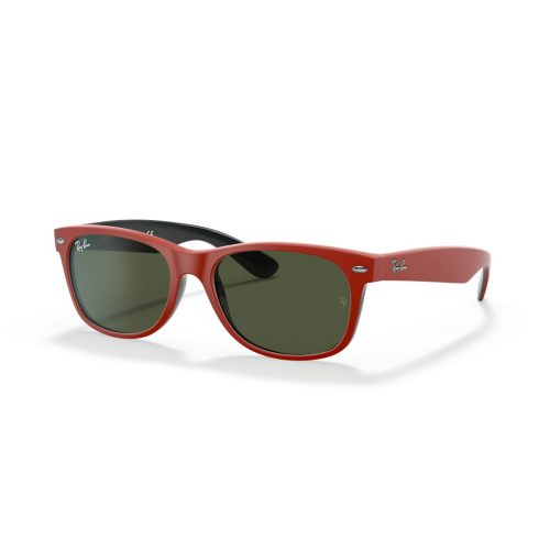 Ray-Ban New Wayfarer Color Mix RB2132 - Vierkant Rood