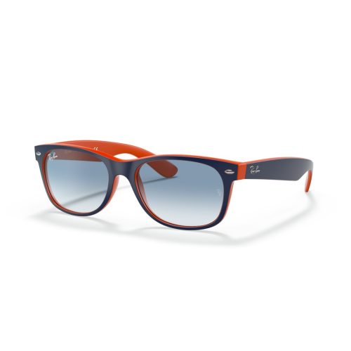 Ray-Ban New Wayfarer Color Mix RB2132 - Rechthoekig Blauw