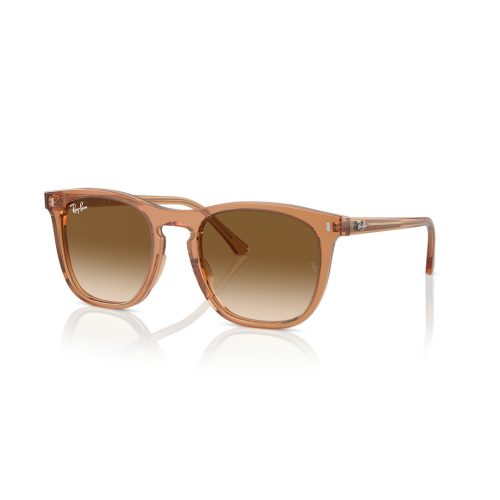 Ray-Ban RB2210 - Vierkant Transparant Bruin