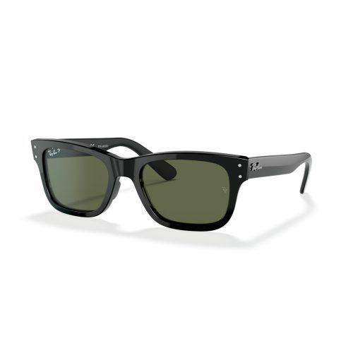 Ray-Ban Burbank RB2283 Heren - Rechthoekig Zwart Polarized glazen