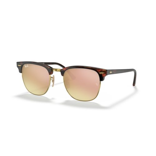 Ray-Ban Clubmaster Flash Gradient RB3016 - Vierkant Goud Spiegel glazen