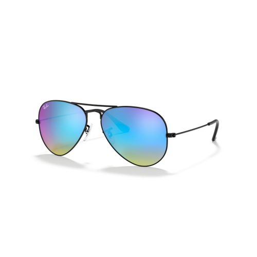 Ray-Ban Aviator Flash Lenses RB3025 - Piloot Zwart Spiegel glazen