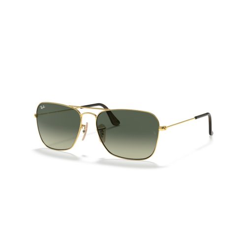 Ray-Ban Caravan RB3136 - Rechthoekig Goud