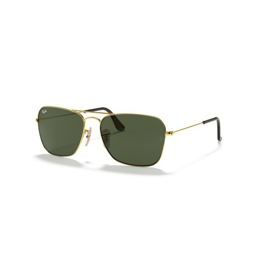 Ray-Ban Caravan RB3136 - Vierkant Goud