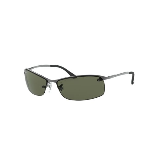 Ray-Ban Top Bar RB3183 Heren - Rechthoekig Zilver Polarized glazen