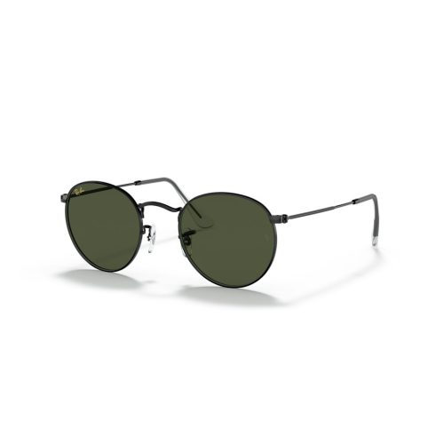 Ray-Ban Round Metal Legend Gold RB3447 Heren - Rond Zwart