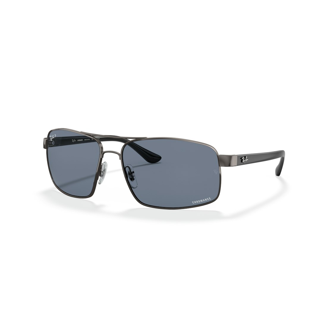 Ray-Ban Chromance RB3604CH Heren - Vierkant Zilver Polarized glazen