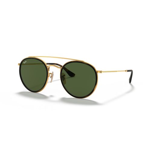 Ray-Ban Round Double Bridge RB3647N - Rond Goud