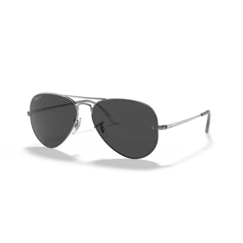 Ray-Ban Aviator Metal II RB3689 - Piloot Zilver Polarized glazen