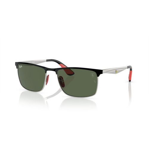 Ray-Ban Scuderia Ferrari Collection RB3726M - Rechthoekig Zwart Zilver