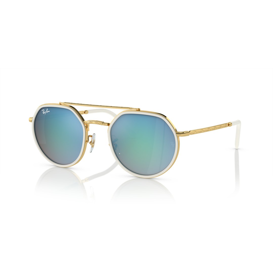 Ray-Ban RB3765 - Onregelmatig Goud Spiegel glazen