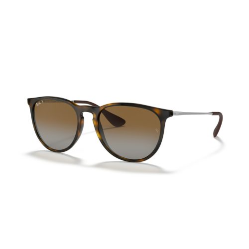 Ray-Ban Erika Classic RB4171 Dames - Rond Havana Polarized glazen