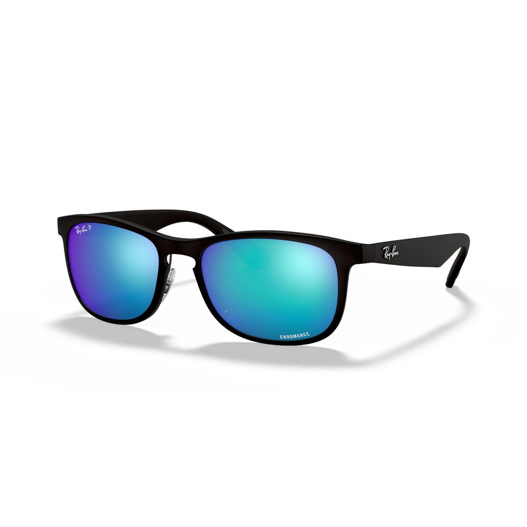 Ray-Ban Chromance RB4263 Heren - Rechthoekig Zwart Spiegel glazen