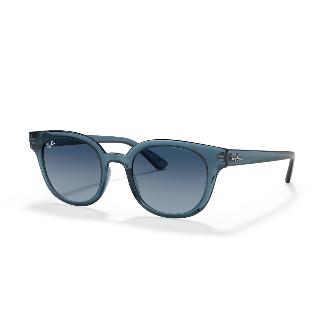 Ray-Ban RB4324 - Vierkant Blauw Polarized glazen