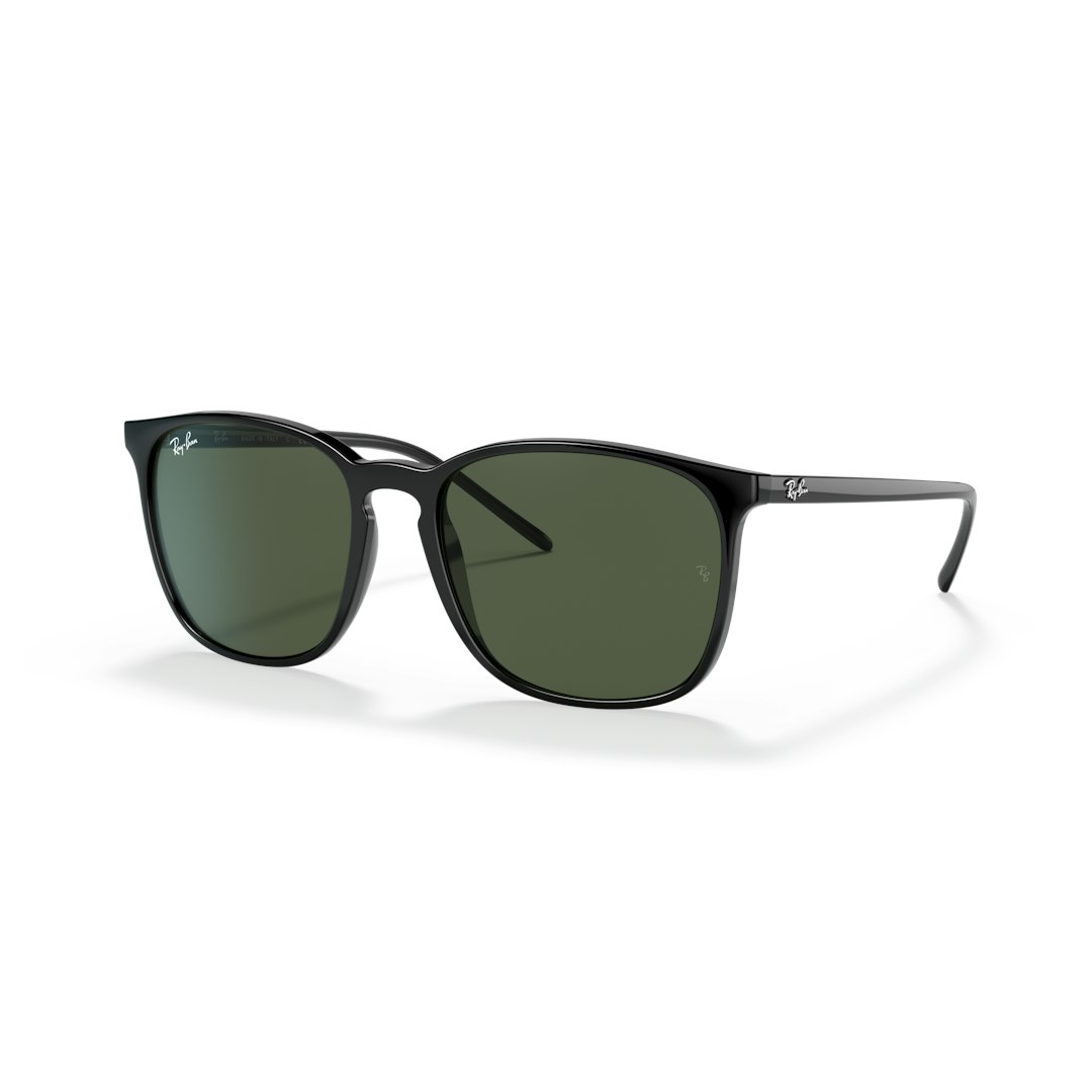 Ray-Ban RB4387 - Rechthoekig Zwart