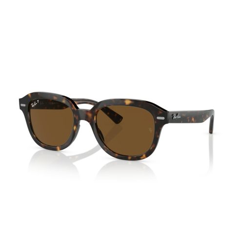 Ray-Ban Erik RB4398 - Vierkant Havana Polarized glazen