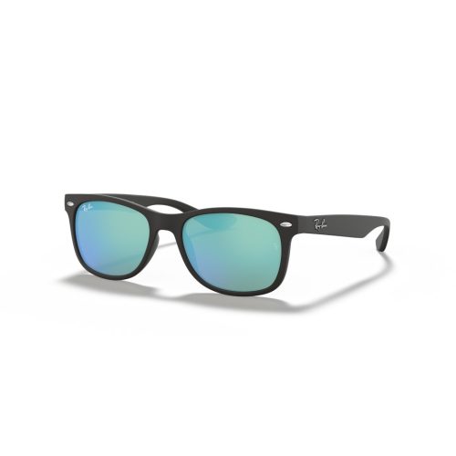 Ray-Ban Junior New Wayfarer RJ9052S - Vierkant Zwart Spiegel glazen