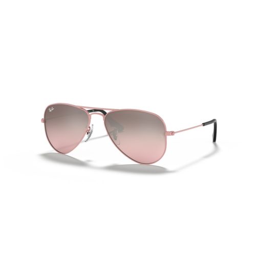 Ray-Ban Junior Aviator RJ9506S - Piloot Roze Spiegel glazen