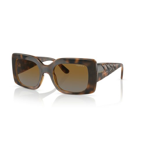 Vogue VO5481S Dames - Rechthoekig Havana Polarized glazen