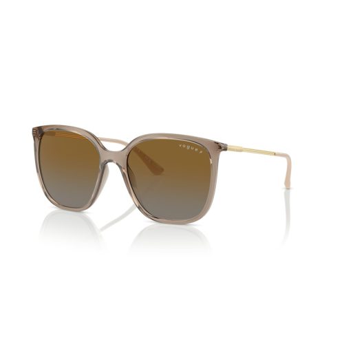 Vogue VO5564S Dames - Vierkant Transparant Bruin Polarized glazen