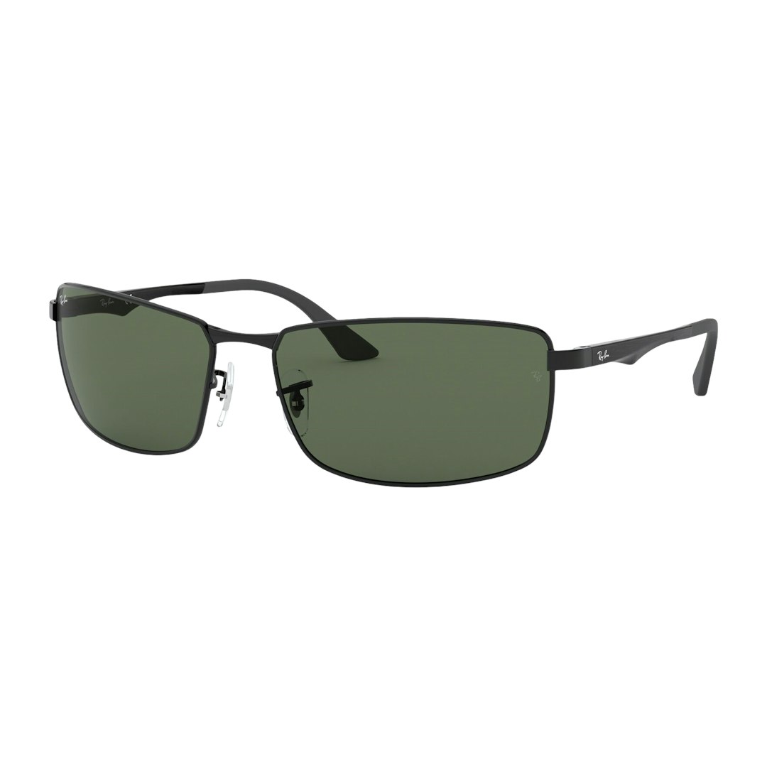 Ray-Ban RB3498 Heren - Rechthoekig Zwart Polarized glazen