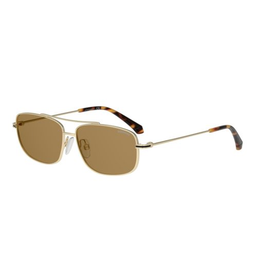 Polaroid PLD 6107/S/X - Rechthoekig Goud Polarized glazen