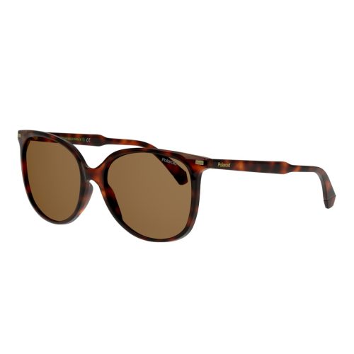 Polaroid PLD 4125/G/S Dames - Vierkant Havana Polarized glazen