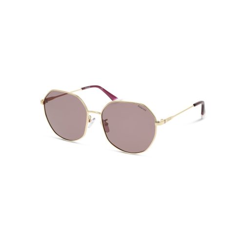 Polaroid PLD 4140/G/S/X Dames - Hoekig Goud Paars Polarized glazen