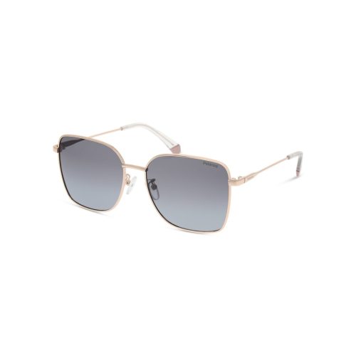 Polaroid PLD4158/G/S/X - Rechthoekig Roze Goud Polarized glazen