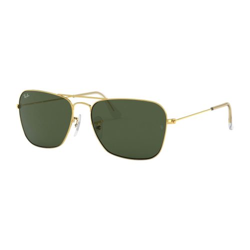 Ray-Ban Caravan RB3136 - Vierkant Goud