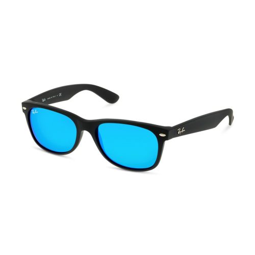 Ray-Ban New Wayfarer Flash RB2132 - Vierkant Zwart Spiegel glazen