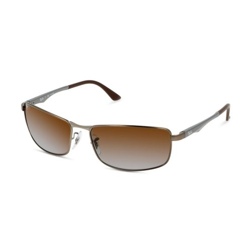 Ray-Ban RB3498 Heren - Rechthoekig Zilver Polarized glazen