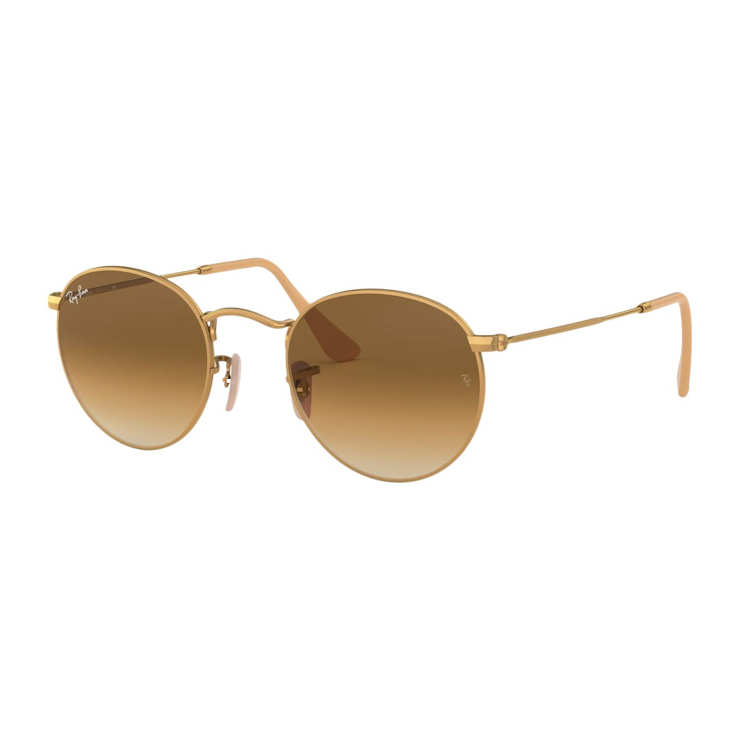 Ray-Ban Round Metal RB3447 Heren - Rond Goud