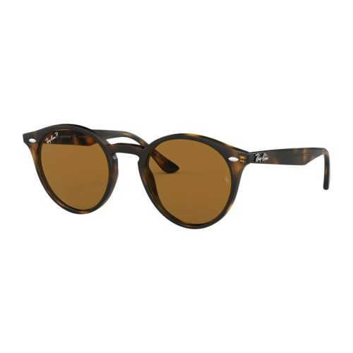 Ray-Ban Round RB2180 - Rond Bruin Polarized glazen