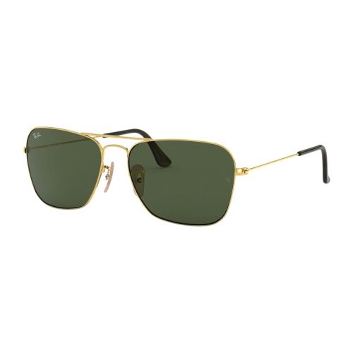 Ray-Ban Caravan RB3136 - Rechthoekig Goud