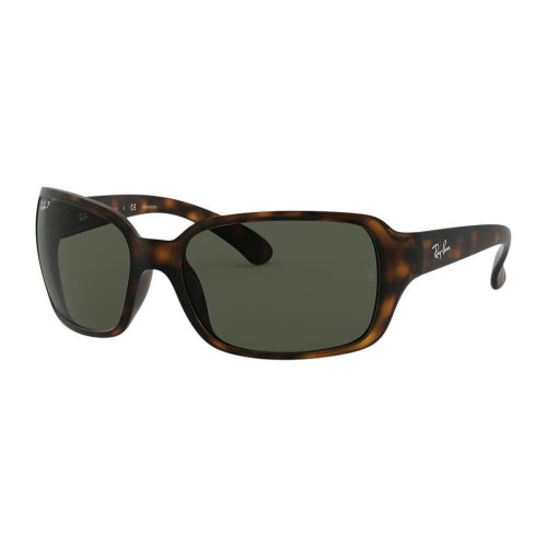 Ray-Ban RB4068 Dames - Rechthoekig Havana Polarized glazen