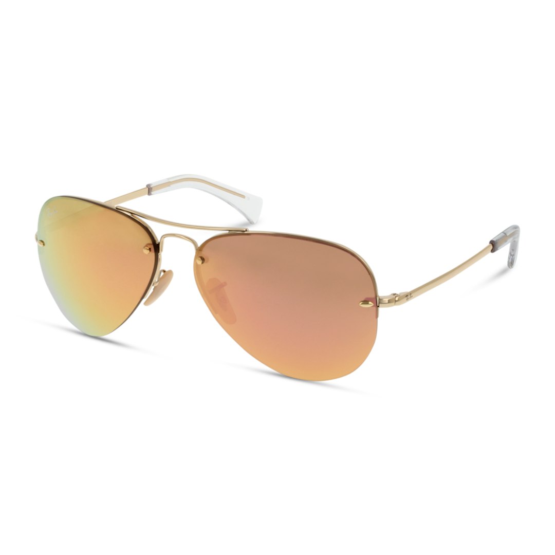 Ray-Ban RB3449 Heren - Piloot Goud Spiegel glazen